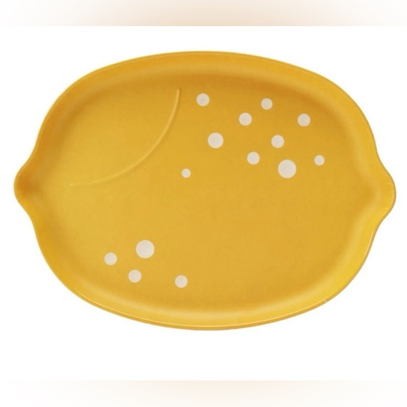 Lemon 2pc Bamboo Melamine Serve Set L 13.9 x W 10.2 Inch - Picture 7 of 11
